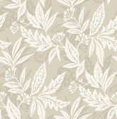 4155-27328 - Anita Beige Woodland Floral Wallpaper