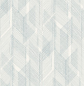 4155-27337 - Bryant Blue Crosshatch Wallpaper