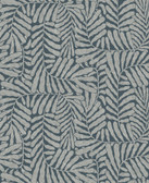 4155-27312 - Gabriel Teal Fern Wallpaper