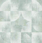 4155-27340 - Woodbine Sage Abstract Geometric Wallpaper