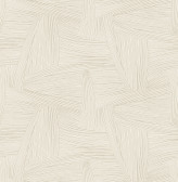 4155-27332 - Reid Light Brown Woven Geometric Wallpaper