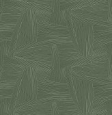 4155-27331 - Reid Evergreen Woven Geometric Wallpaper