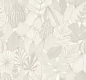4155-72808 - Mathias Taupe Botanical Wallpaper