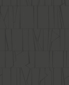 4155-72820 - Huntington Charcoal Geometric Stripe Wallpaper