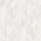 4155-27338 - Bryant Silver Crosshatch Wallpaper