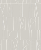 4155-72819 - Huntington Silver Geometric Stripe Wallpaper