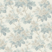 AST6354 - Oakcliff Blue Leaf Trail Wallpaper