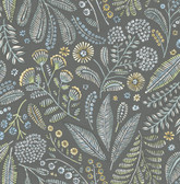 4135-27297 - Briar Grey Floral Wallpaper