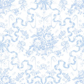 AST6272 - Fairytale Blissful Blue Toile Wallpaper