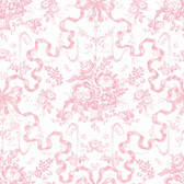 AST6271 - Fairytale Peony Pink Toile Wallpaper