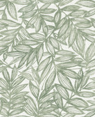 4146-27231 - Rhythmic Sage Leaf Wallpaper