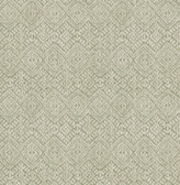 4146-27253 - Gallivant Sage Woven Geometric Wallpaper