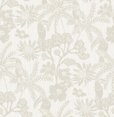 4146-27246 - Jacaranda Taupe Tropical Trail Wallpaper