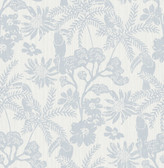 4146-27245 - Jacaranda Light Blue Tropical Trail Wallpaper