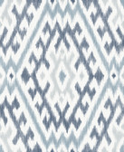 4146-27238 - Solola Blue Ikat Wallpaper