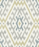 4146-27235 - Solola Chartreuse Ikat Wallpaper