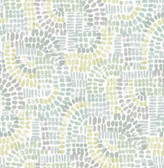 4146-27214 - Wanderer Aquamarine Mosiac Wallpaper