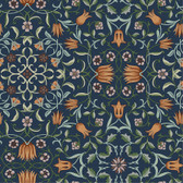 4153-82010 - No 1 Holland Park Dark Blue Floral Wallpaper