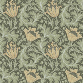 4153-82004 - Anemone Moss Floral Trail Wallpaper