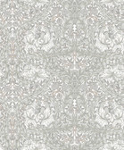 4153-82022 - African Marigold White Floral Wallpaper