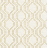 4141-27103 - Burton Gold Modern Ogee Wallpaper