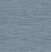 4141-27165 - Sheehan Denim Faux Grasscloth Wallpaper