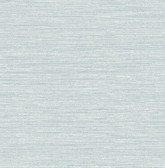 4141-27162 - Sheehan Light Blue Faux Grasscloth Wallpaper