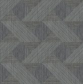 4141-27133 - Presley Black Tessellation Wallpaper