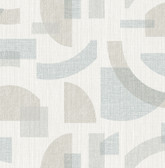 4141-27161 - Fulton Light Blue Shapes Wallpaper