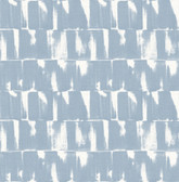 4122-27025 - Bancroft Blue Artistic Stripe Wallpaper