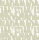 4122-27023 - Bancroft Sage Artistic Stripe Wallpaper
