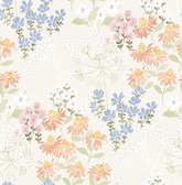4122-27020 - Cultivate Pastel Springtime Blooms Wallpaper