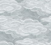 4122-72404 - Vision Slate Stipple Clouds Wallpaper