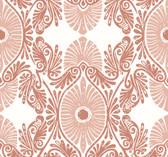 4122-72403 - Villa Raspberry Embellished Ogee Wallpaper