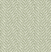 4122-27043 - Glynn Green Chevron Wallpaper