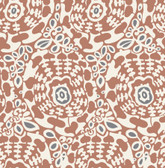 4122-27041 - Divine Rust Abstract Medallion Wallpaper