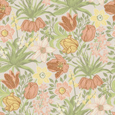 4143-34028 - Cecilia Chartreuse Tulip and Daffodil Wallpaper
