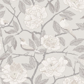 4143-34021 - Bernadina Grey Rosebush Wallpaper