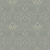 4143-34009 - Mara Green Tulip Ogee Wallpaper