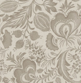 4034-26782 - Culver Light Brown Jacobean Wallpaper