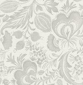 4034-26780 - Culver Grey Jacobean Wallpaper