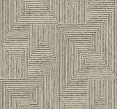 4034-72140 - Mortenson Taupe Geometric Wallpaper