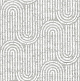 4034-26785 - Trippet Grey Zen Waves Wallpaper