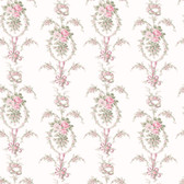 AST6088 - Rose Cheeks Party Pink Floral Cluster Wallpaper