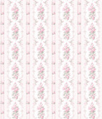 AST6086 - Dreamy Days Pink Parfait Stripe & Floral Wallpaper