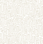 4121-26955 - Ramble Taupe Geometric Wallpaper