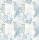 4121-26946 - Perrin Blue Gem Geometric Wallpaper