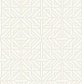 4121-26929 - Hesper Ivory Geometric Wallpaper