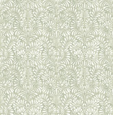 4121-26922 - Elma Sage Fiddlehead Wallpaper