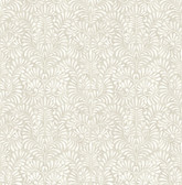 4121-26920 - Elma Taupe Fiddlehead Wallpaper